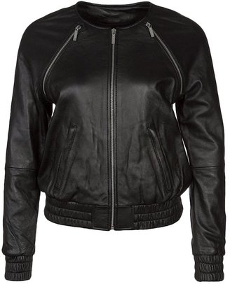 MICHAEL Michael Kors Leather jacket black