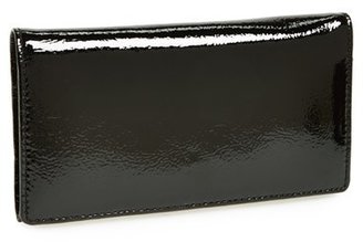 Halogen Crinkle Patent Leather Phone Wallet