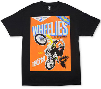 Famous Stars & Straps T-Shirt, Wheelies Short Sleeve Graphic T-Shirt