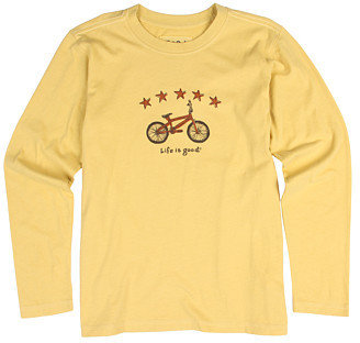 Life is Good Boys' Astro Bike L/S CreamyTM Tee (Toddler/Little Kids/Big Kids)