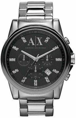 Armani Exchange Mens Diamanté Detail Sports Watch