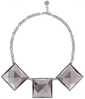 Karen Millen Pyramid stud necklace