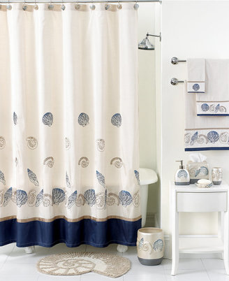 Avanti Bath Accessories, Hampton Shells Shower Curtain Hooks
