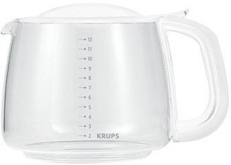 Krups F15B0G 12-Cup Glass Carafe, White
