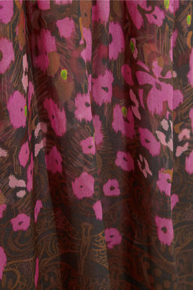 Matthew Williamson Floral-print silk-chiffon dress