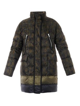 Moncler Gamme Rouge Camo-print quilted down coat