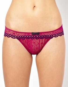Huit French Kiss Low Waisted Brief - Orchid