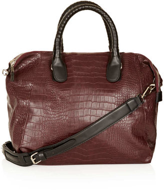 Topshop Croc Slouchy Holdall