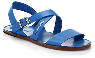 DSQUARED2 Strapp Leather Sandals