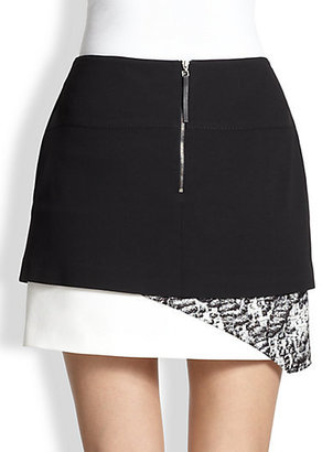 Helmut Lang Layered Mini Skirt