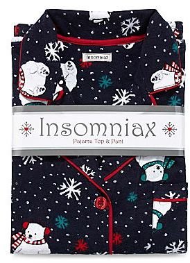 JCPenney Insomniax Print Flannel Pajama Set