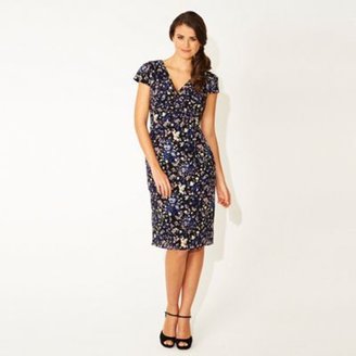 Damsel in a Dress Floral printed silk Forget Me Not dress
