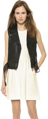 Madewell Leather Tour Vest