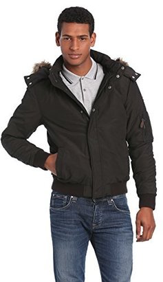 Tommy Hilfiger Men's Dixon Detachable Fur Bomber  Jacket