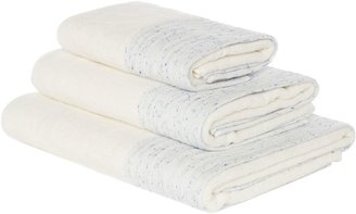 Linea Fleck bath towel denim