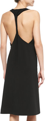 Thakoon Sleeveless Fitted Dress W/ Twisted Back