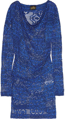 Vivienne Westwood Draped open-knit tunic