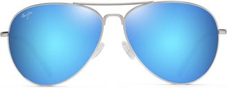 Maui Jim Mavericks 61mm Polarized Oversize Aviator Sunglasses