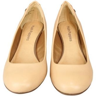 Hush Puppies Nude colour 'Imagery' pump court shoe with comforrt sock