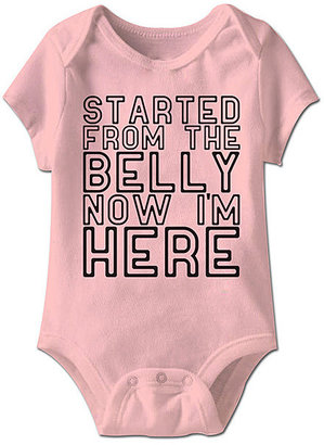Pink 'Started From the Belly' Bodysuit