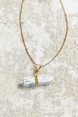 Urban Outfitters Vertical Marble Halls Crystal Necklace