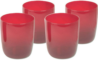 Artland Midnight Rouge Double Old Fashioned Glass - Set of Four