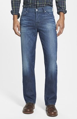 7 For All Mankind 'Standard' Classic Straight Leg Jeans (Adriatic Blue)