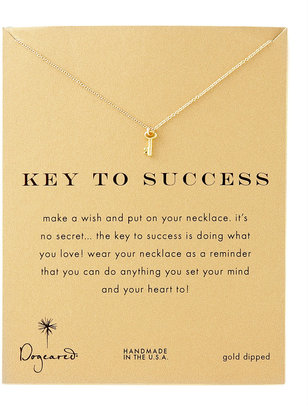 Dogeared Key to Success Pendant Necklace