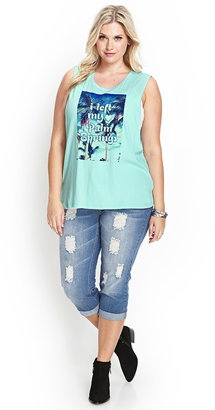 Forever 21 FOREVER 21+ palm springs muscle tee