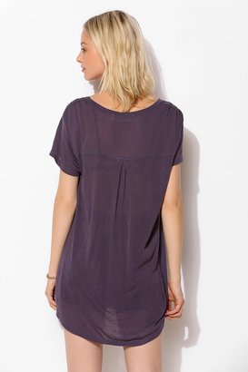 Pencey Project Social T Sheer Henley Tee