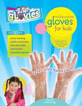 Glovies Multipurpose LATEX-FREE DISPOSABLE Gloves for Kids (100 Count)