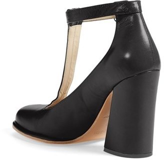 See by Chloe 'Aggie' T-Strap Leather Pump
