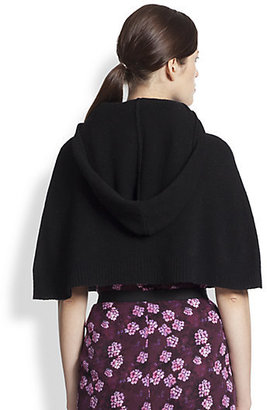 Band Of Outsiders Hooded Wool Capelet