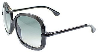 Tod's TO 0002 01A Black Ruthenium Fashion Sunglasses Grey Gradient  Lens