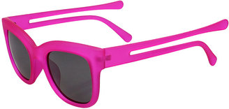 Choies Pink Wayfarer Sunglasses With Double Frames