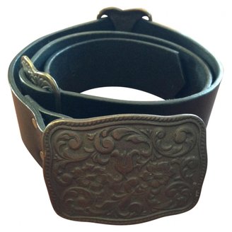 Zadig & Voltaire Black Leather Belt