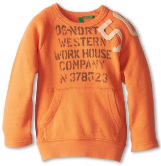 Benetton Kids Applique Crew Sweatshirt L/S 3GQ6C12H9 (Toddler/Little Kids/Big Kids)