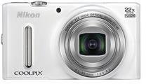Nikon S9600 Coolpix 16 Megapixel Digital Camera - White