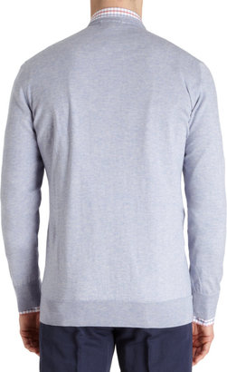 Barneys New York Solid V-Neck Sweater