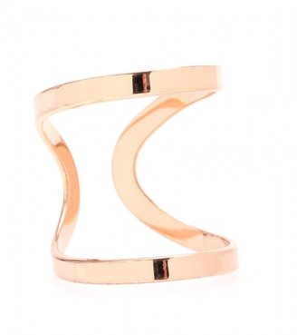 Campbell ROSE GOLD PLATED KNUCKLE FLOATING RING