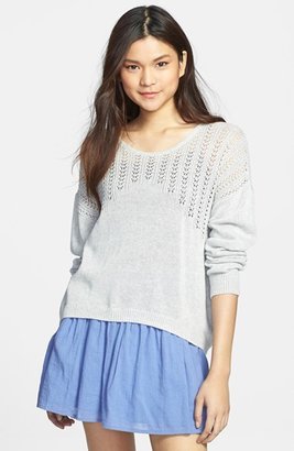 BP Placed Pointelle Pullover (Juniors)