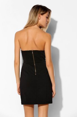 Urban Outfitters COPE Cutout-Front Strapless Dress