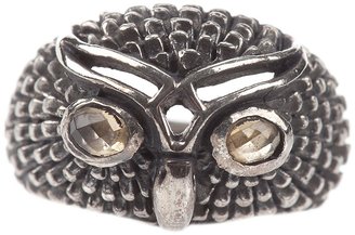 Ugo Cacciatori Owl detail ring