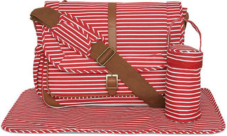 Mothercare Satchel Changing Bag- Red Stripes