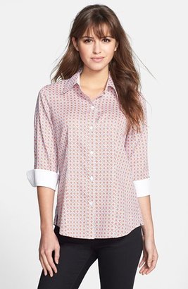 Foxcroft Fitted Cotton Shirt