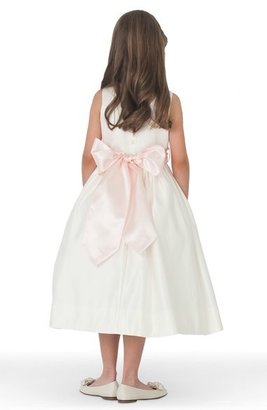 Us Angels Sleeveless Satin Dress (Toddler Girls, Little Girls & Big Girls)