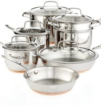 Martha Stewart CLOSEOUT! Collection Copper Accent 12-Pc. Cookware Set, Only at Macy's