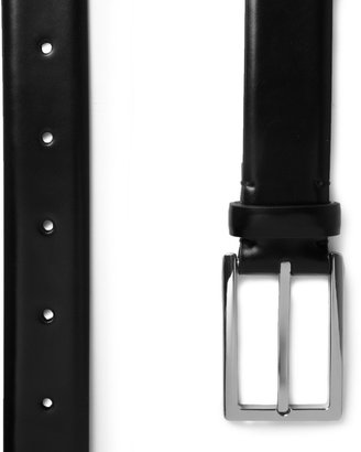 Mulberry 3cm Black Leather Belt