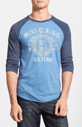 Lucky Brand 'Moto Classic' Baseball T-Shirt