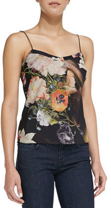 Ted Baker Cynaria Floral Print Scalloped Camisole